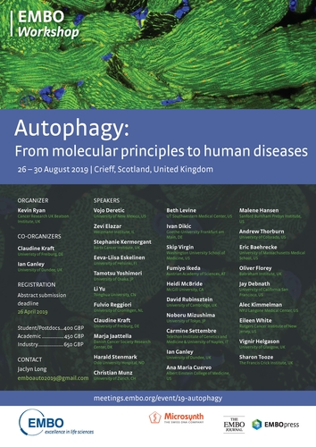 Autophagy meeting in UK - a premier world scientific event for latest autophagy research advances