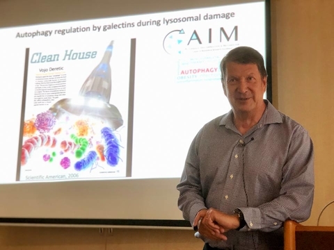 Dr. Vojo Deretic's lecture in Singapore