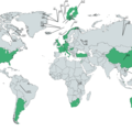The AIM Center ICAM World Map